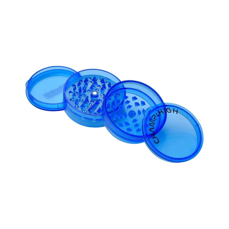 Champ High Plastic Grinder – 60 mm, 4-teilig, Display 24 Stück