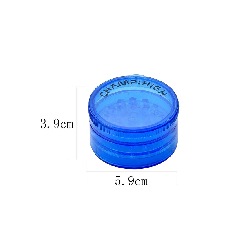 Champ High Plastic Grinder – 60 mm, 4-teilig, Display 24 Stück