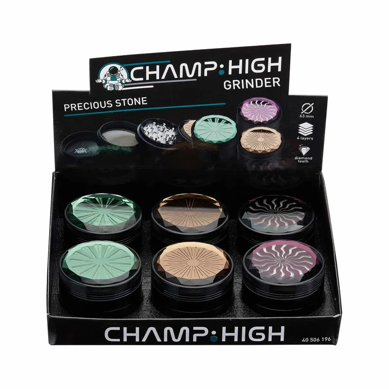 Champ High Grinder Precious Stone – 63 mm, 4-teilig
