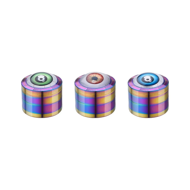 Champ High Grinder Red Eyes Rainbow – 50 mm, Display 9 Stück