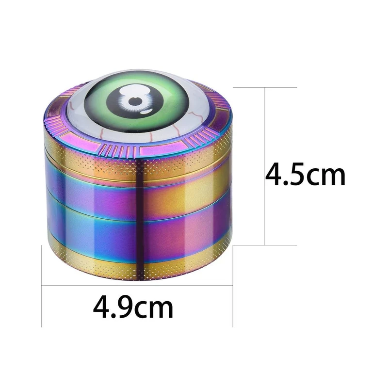Champ High Grinder Red Eyes Rainbow – 50 mm, Display 9 Stück