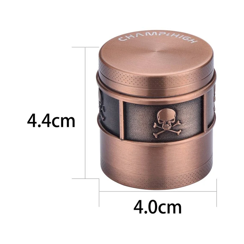 Champ High Grinder Skull – 40 mm, 4-teilig