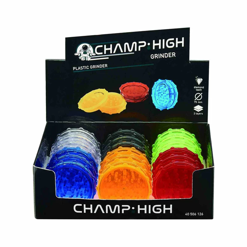 Champ High Plastic Grinder – 75 mm, 2-teilig