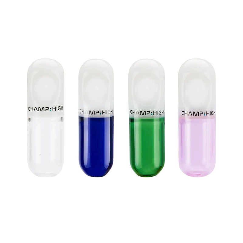 Champ High Glaspfeife Pills 100 mm – Display, 12 Stück
