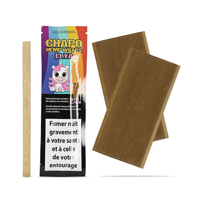 Chapo Hemp Wraps Elya Bubble Gum – Blunts, 2 Stück