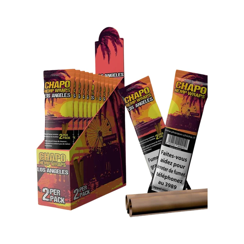 Chapo Hemp Wraps Los Angeles Pineapple Banana – Blunts, 2 Stück