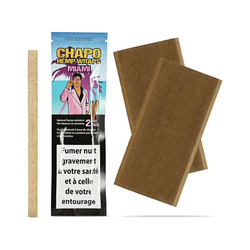 Chapo Hemp Wraps Miami Mango – Blunts, 2 Stück