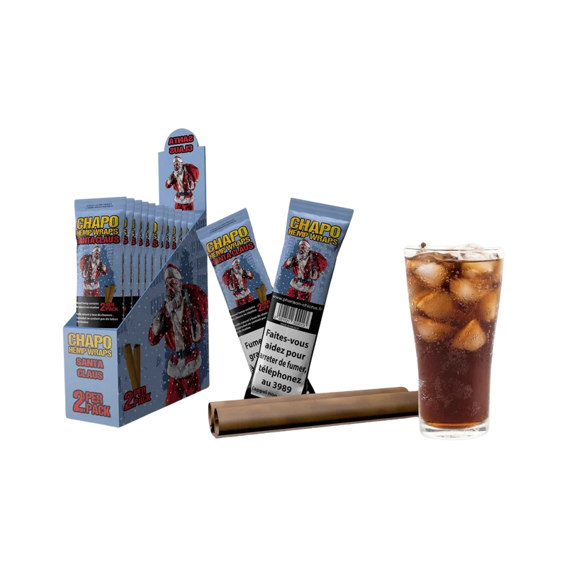 Chapo Hemp Wraps Santa Clauss Cola – Blunts, 2 Stück