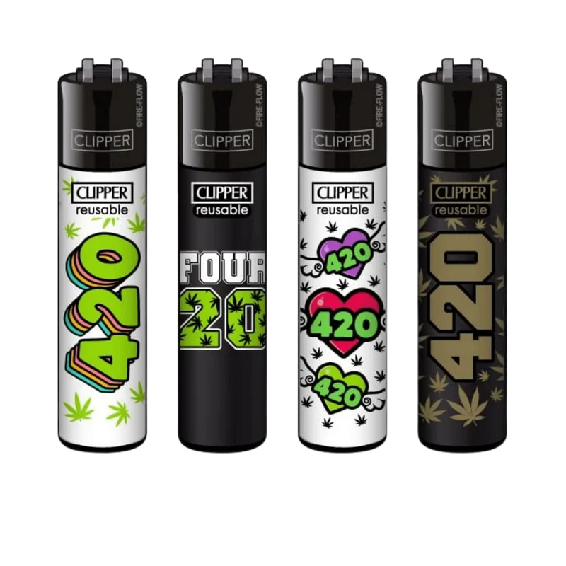 Clipper Feuerzeug 420 Collection – Display 48 Stück
