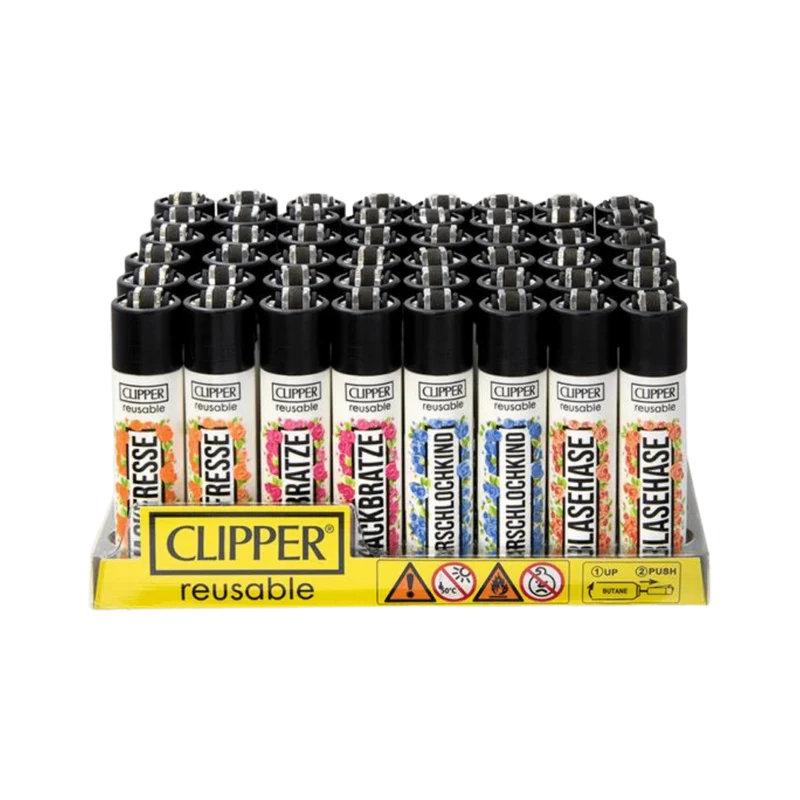 Clipper Feuerzeug Du bist... – Display 48 Stück