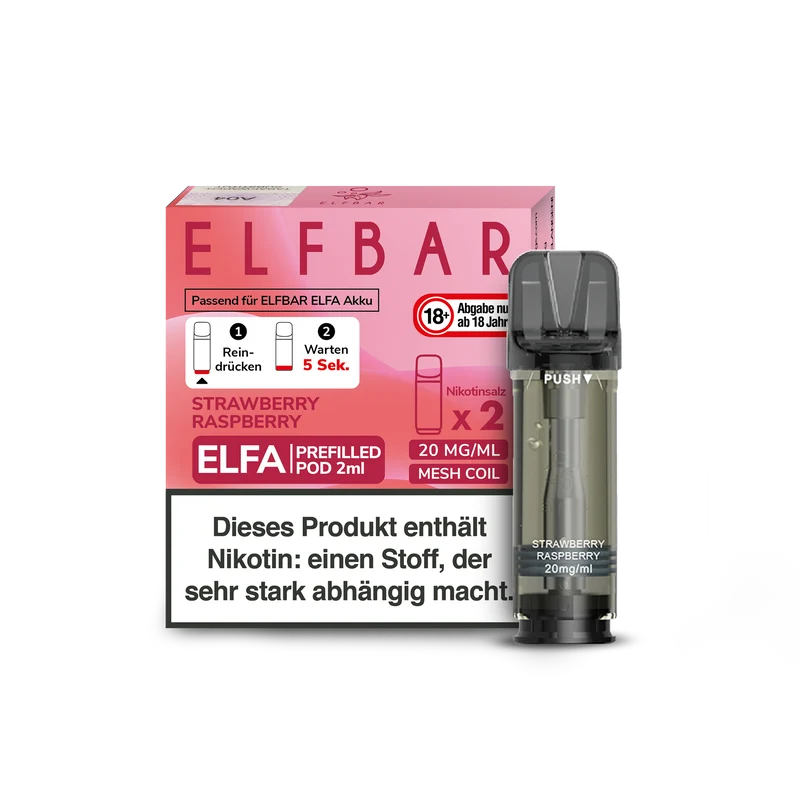 ELFA PODS - Strawberry Raspberry