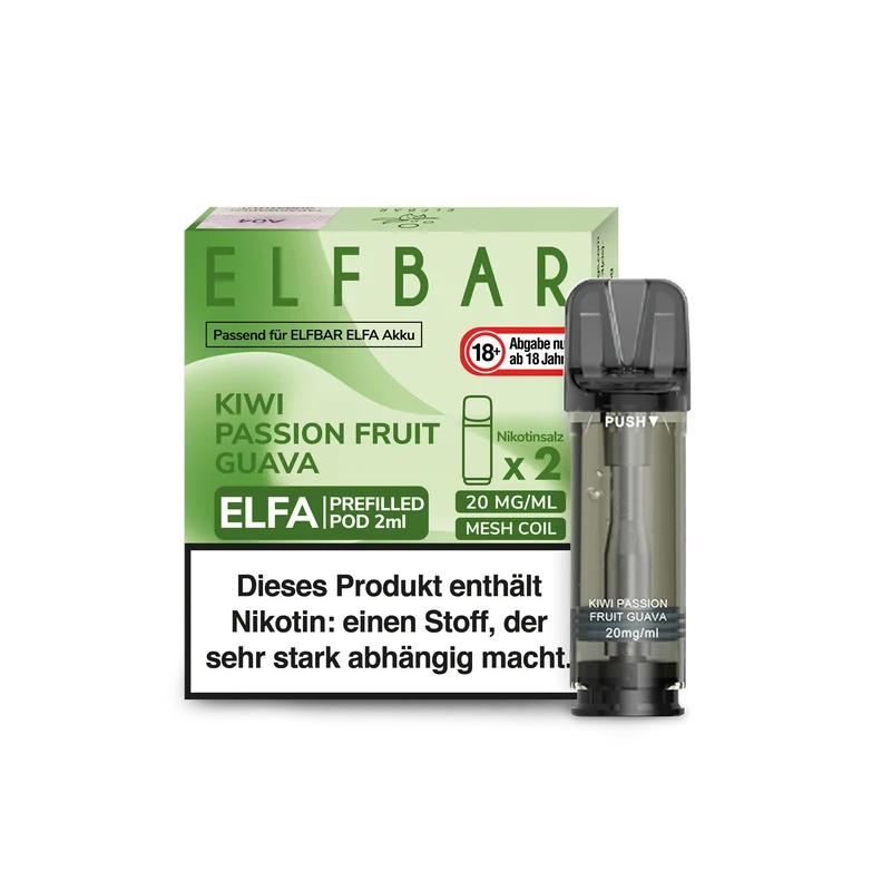 ELFA PODS - Kiwi Passionfruit Guava