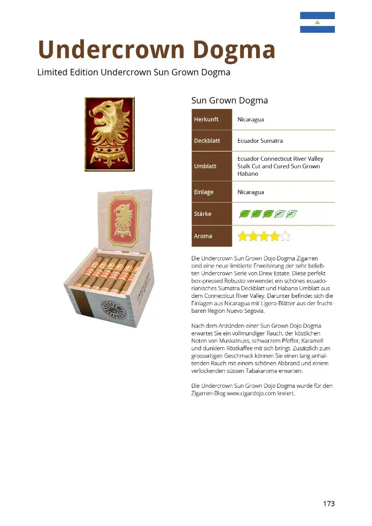 Drew Estate Undercrown Sun Grown Dogma
