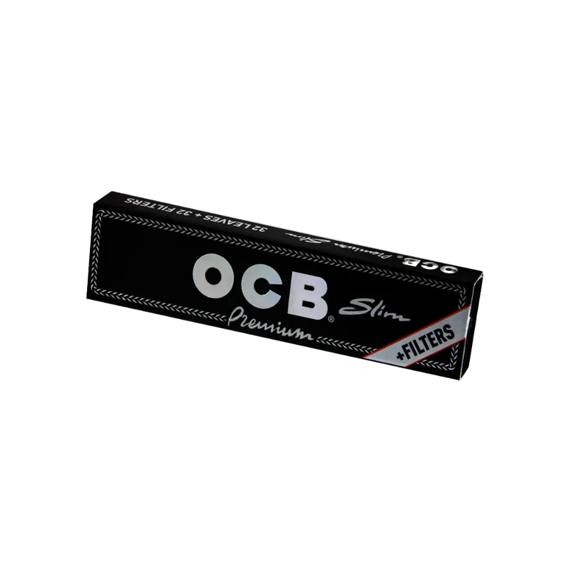 OCB SCHWARZ - Kingsize Premium Slim + Tips