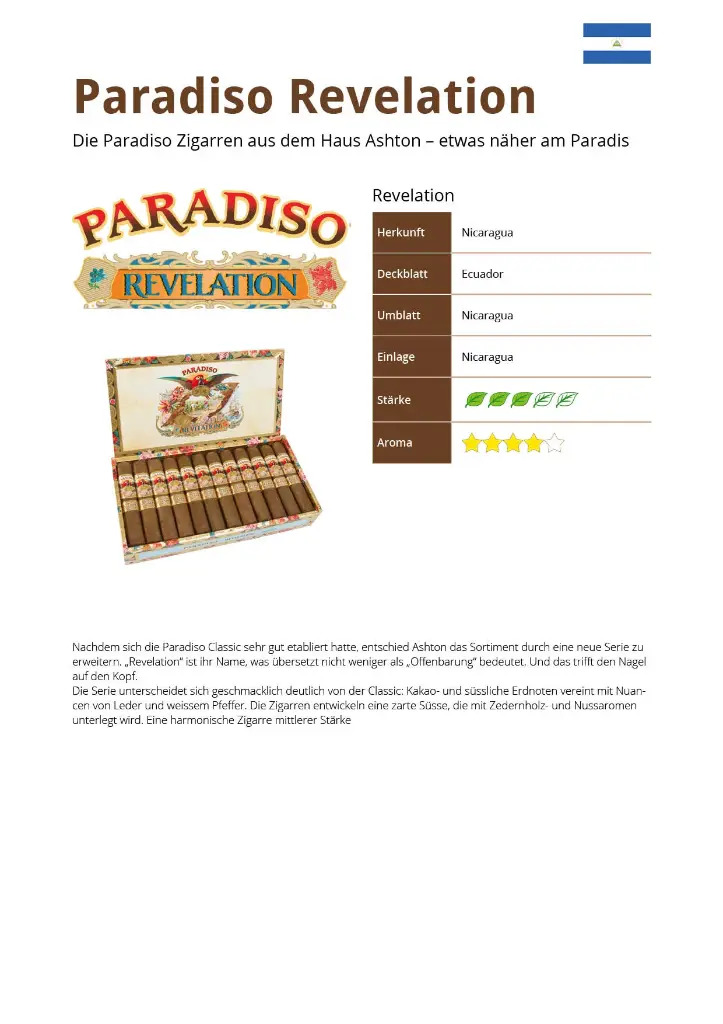 Paradiso Revelation Legend