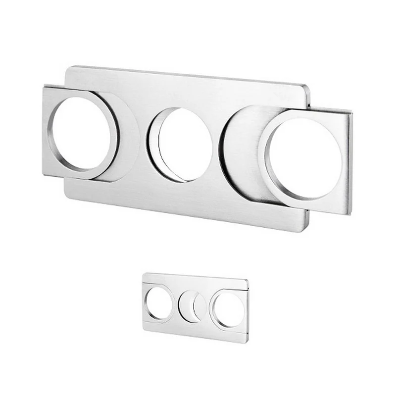 Angelo Cigar Cutter Metal Chrome, 2 Blades, Ring 56