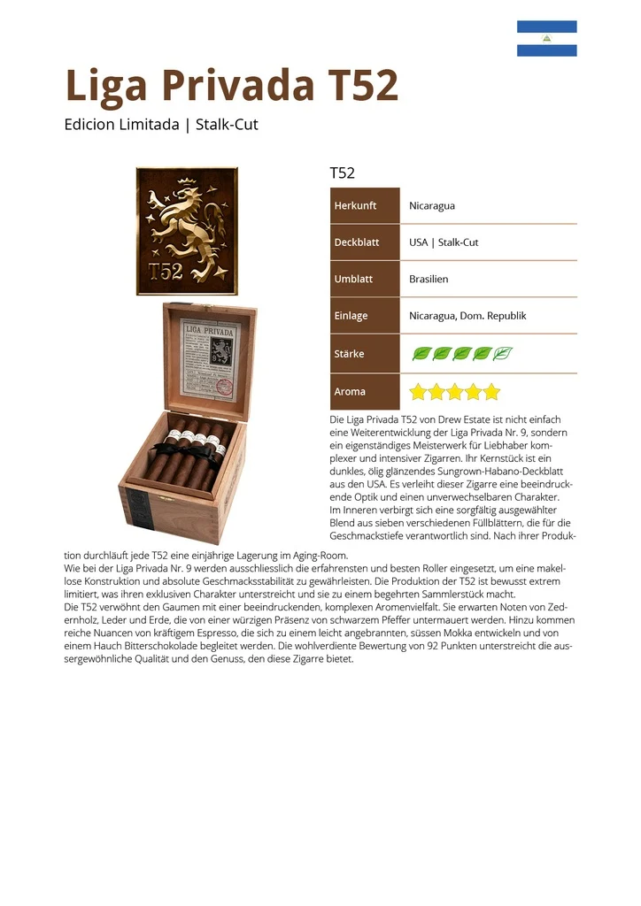 Liga Privada T52 Robusto