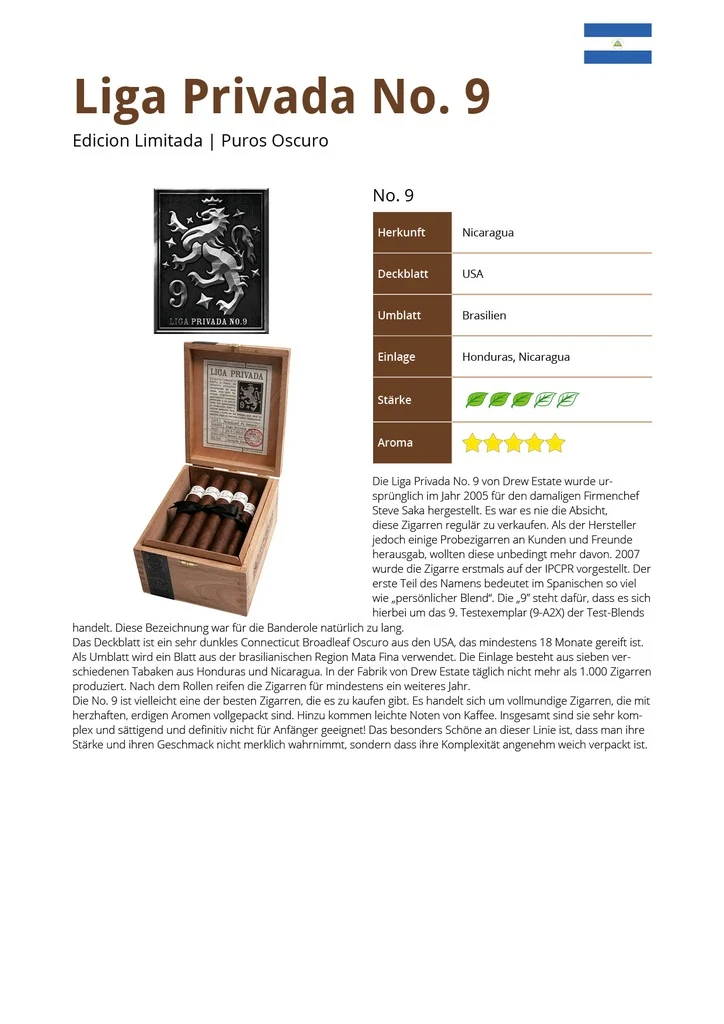 Liga Privada No. 9 Robusto