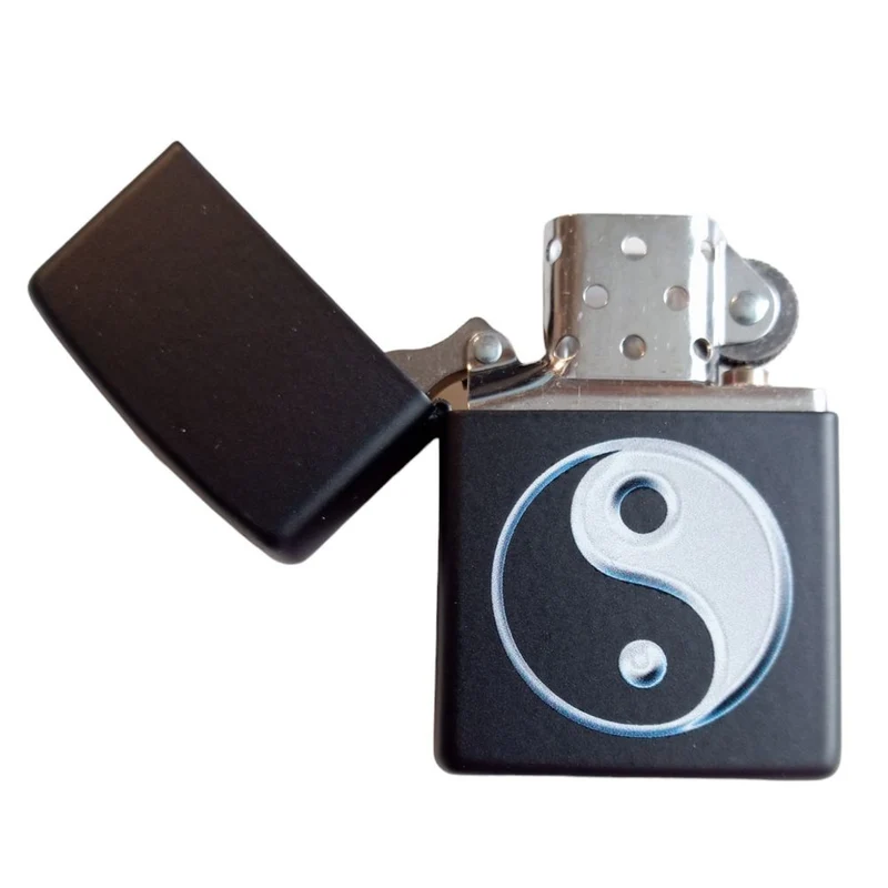 Zippo Lighter Mat Sort - Yin Yang