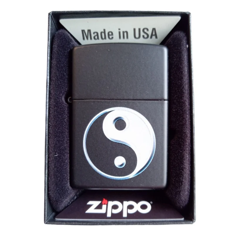 Zippo Lighter Mat Sort - Yin Yang