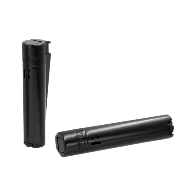 Clipper Jetflame Metal Feuerzeug Matt Black – 12er Display
