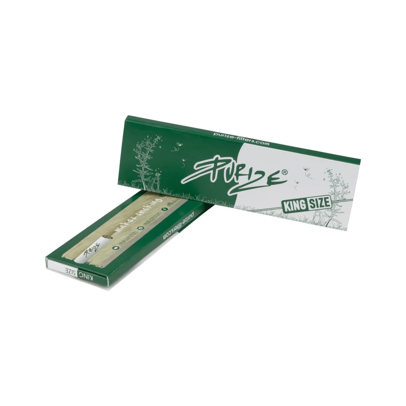 PURIZE King Size Wide Papers 53×108 mm – Display, 40 Hefte à 32 Blatt