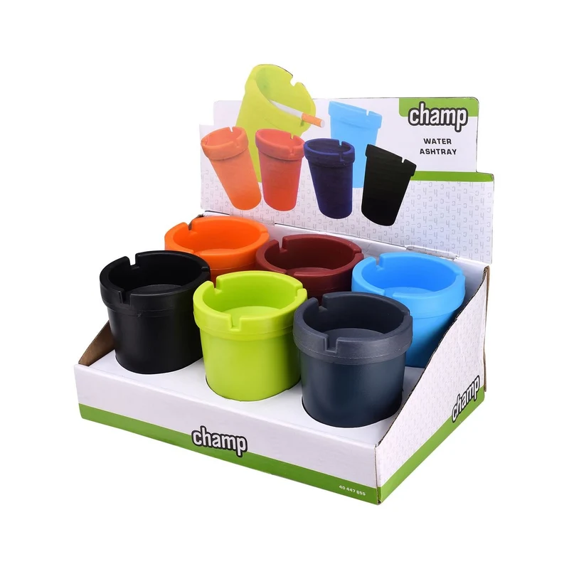 Champ Color Auto Aschenbecher – Display 6 Stück