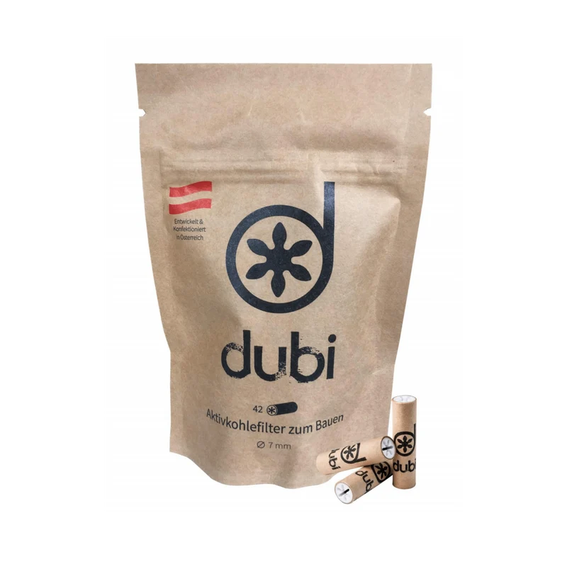 dubi Aktivkohlefilter - 7mm - 42 Stück