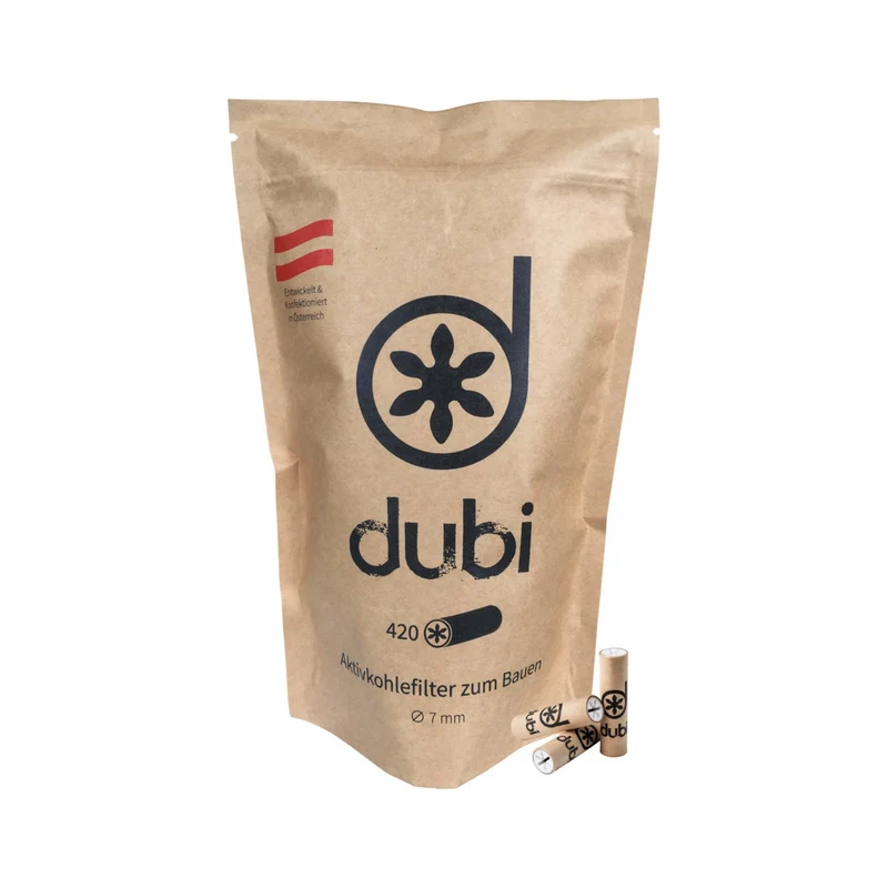 dubi Aktivkohlefilter - 7mm - 420 Stück