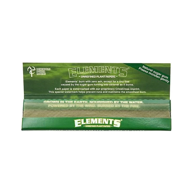 Elements Green Papers King Size Slim – Box 50 Stück