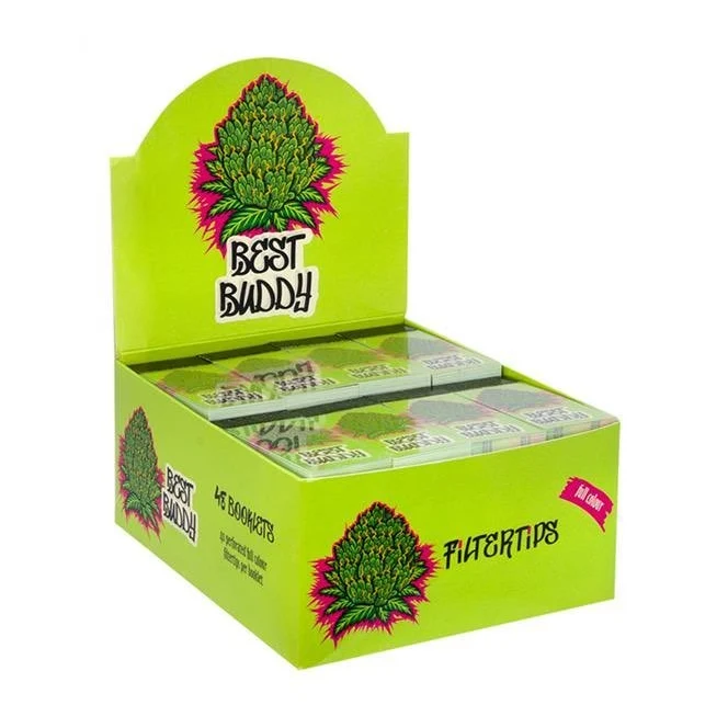 Filter Tips Best Buddy – Papierfilter 60x25 mm, 40 Stück