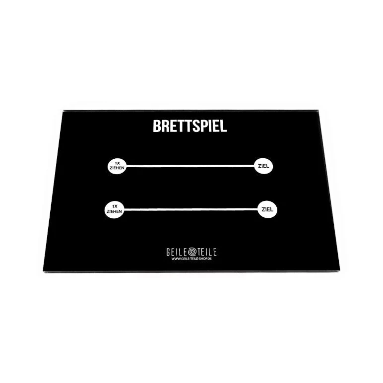 Geile Teile - Acrylplatte - Brettspiel (22 x 14cm)
