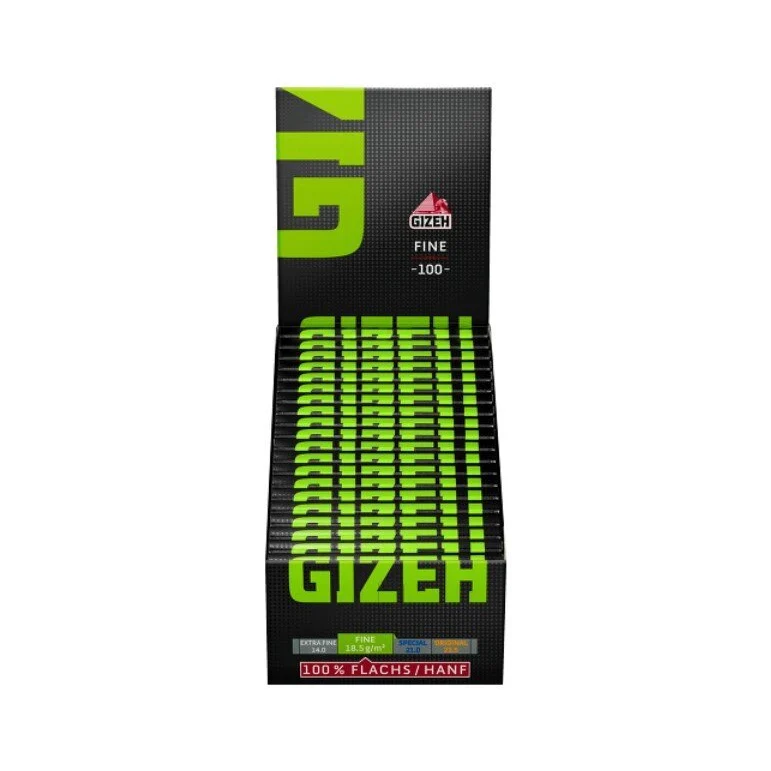 GIZEH Black DW Fine Papers – 100 Blatt Zigarettenpapier