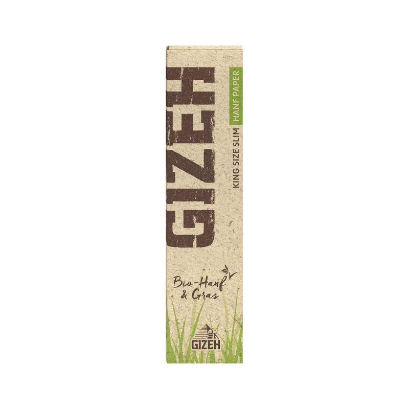 GIZEH Hanf & Gras King Size Slim Papers – 34 Blatt