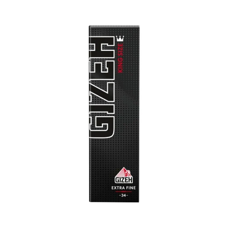GIZEH Black King Size Slim Extra Fine – 34 Longpapers