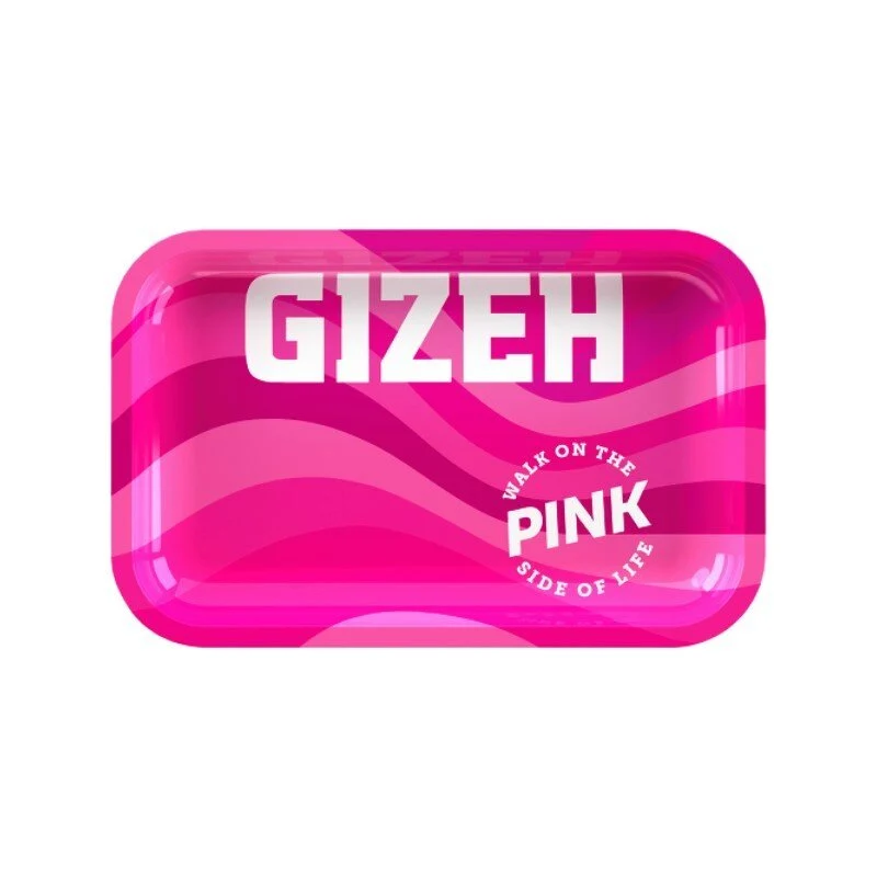 GIZEH All Pink Rolling Tray Medium – 27,5 x 17,5 cm