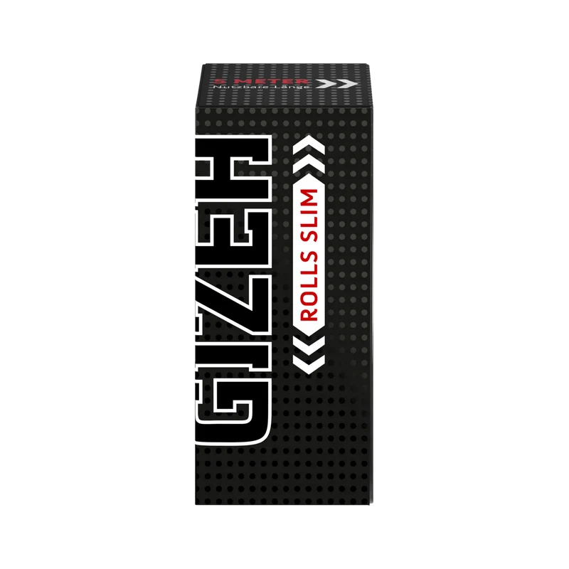GIZEH Black Rolls Slim – King Size Slim Rollpapier 5 m