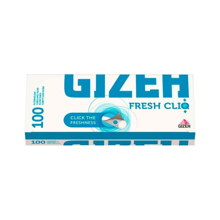 GIZEH Fresh Cliq Mint Zigarettenhülsen – Box 100 Stück