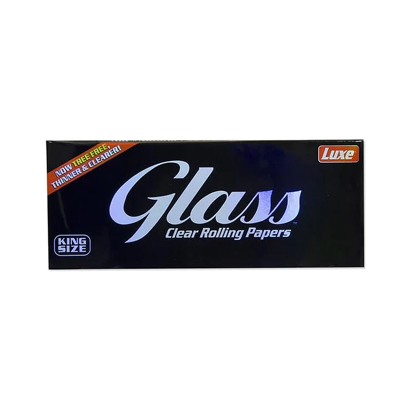 GLASS Clear Rolling Papers King Size – 40 Blatt Zellulose