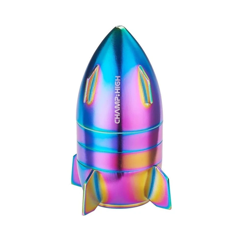 Champ High Grinder Spaceship Rainbow – 50 mm, 4-teilig