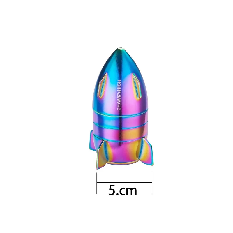 Champ High Grinder Spaceship Rainbow – 50 mm, 4-teilig