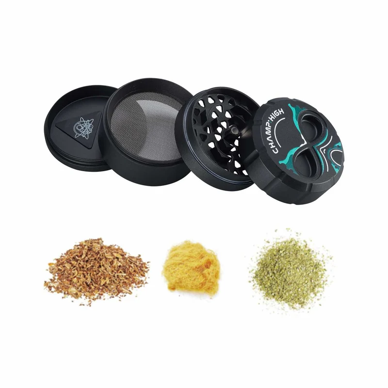 Champ High Grinder Hero Aluminium – 63 mm, 4-teilig