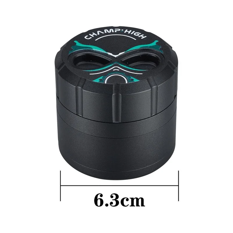 Champ High Grinder Hero Aluminium – 63 mm, 4-teilig