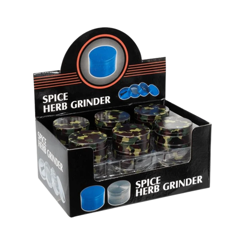 Growpoint Metallgrinder Military Camouflage – 40 mm, 4-teilig