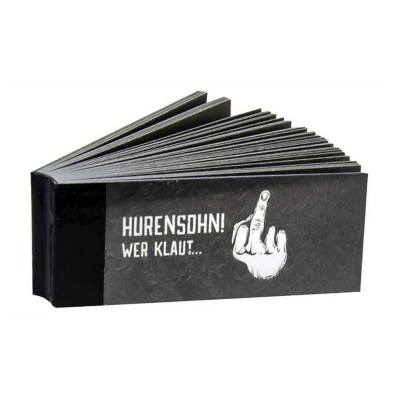 Filter Tips Hurensohn wer klaut – Papierfilter 60x25 mm, 40 Stück