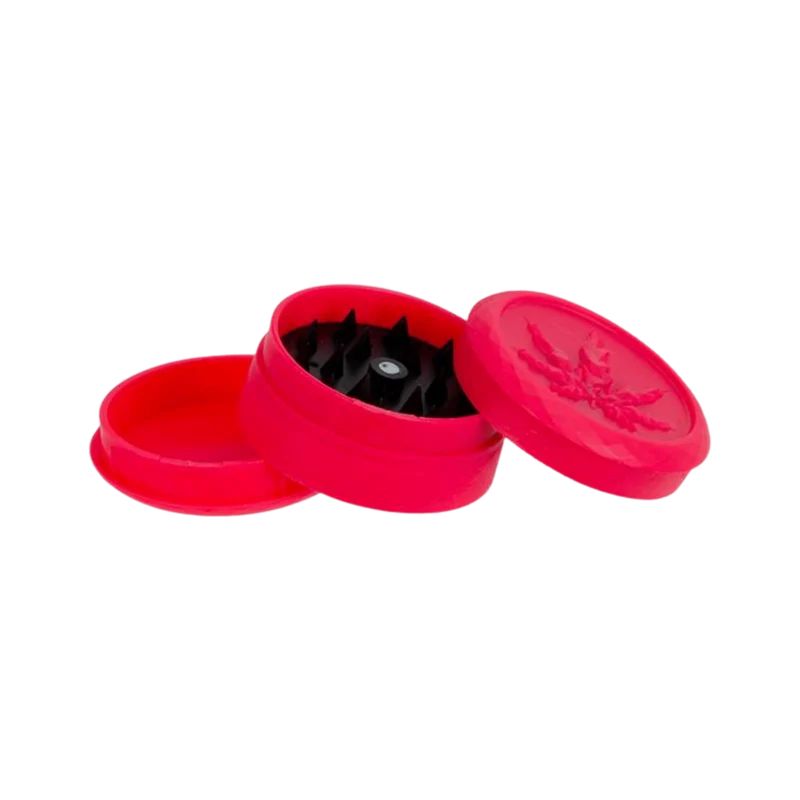 Growpoint Soft Touch Neon Kunststoff Grinder – 50 mm, 3-teilig