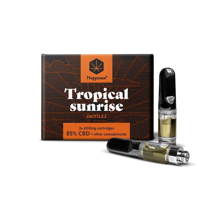Happease Vape Refills Tropical Sunrise – CBD Liquid 85 %