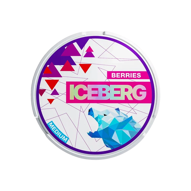 Iceberg Medium Berries – All White Snus 20 mg/g, 12 g