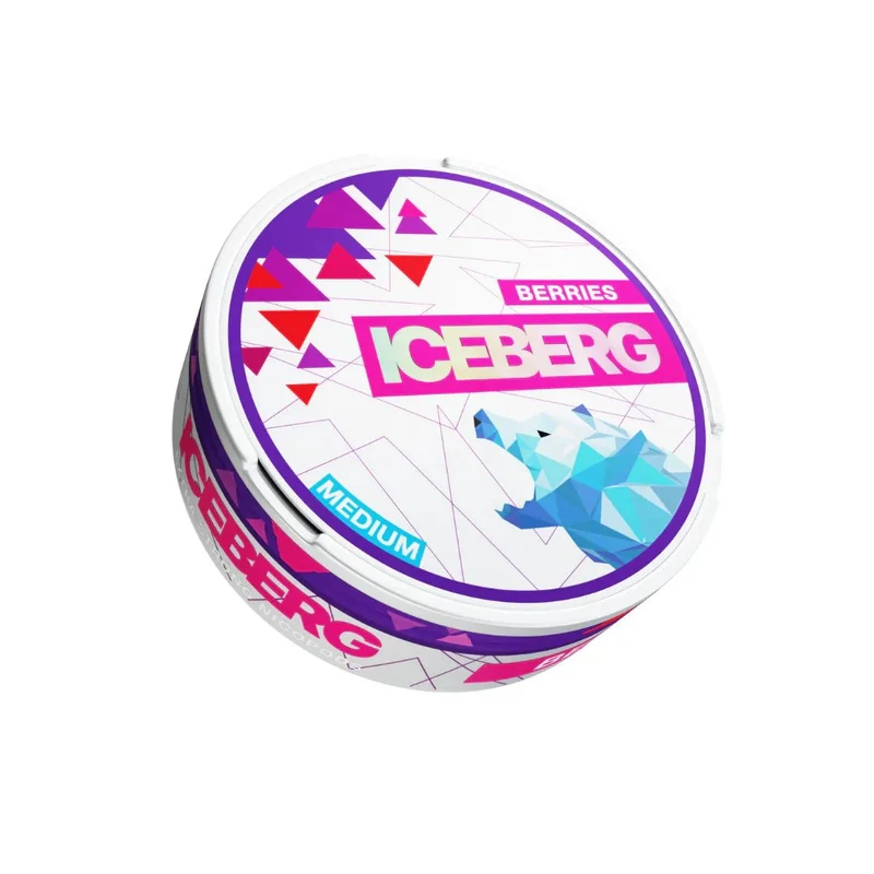 Iceberg Medium Berries – All White Snus 20 mg/g, 12 g