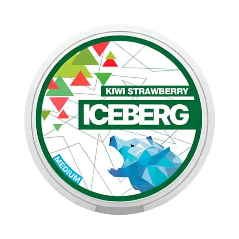 Iceberg Medium Kiwi Strawberry – All White Snus 20 mg/g, 12 g